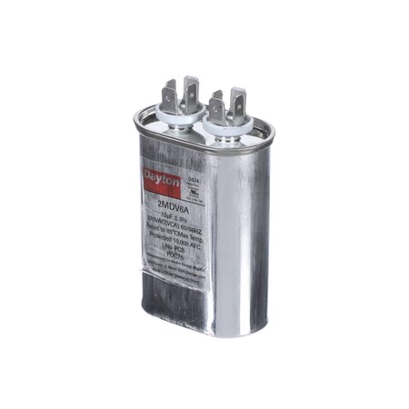 Kolpak Capacitor, 7.5uF, 370VAC, 60/50HZ, Oval 550003548