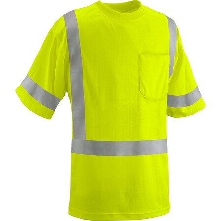 Reflective Apparel ANSI Type R Class 3 Short Sleeve T-Shirt 104ST-LM-4T