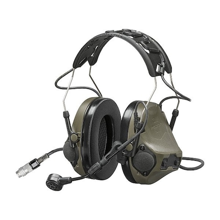 3M Headset, Wired, Green, 23 dB MT14H418A-109 GN