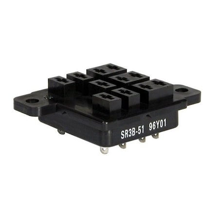 Idec 11 Blade Through Panel Base Solder Conn SR3B-51