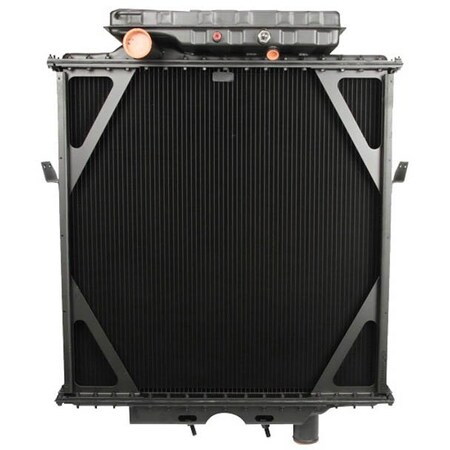 Replacement For Peterbilt 379 Year 1992 4 Row Copper Brass Radiator W/Surge Tank 36.25X34.625X2.5In
