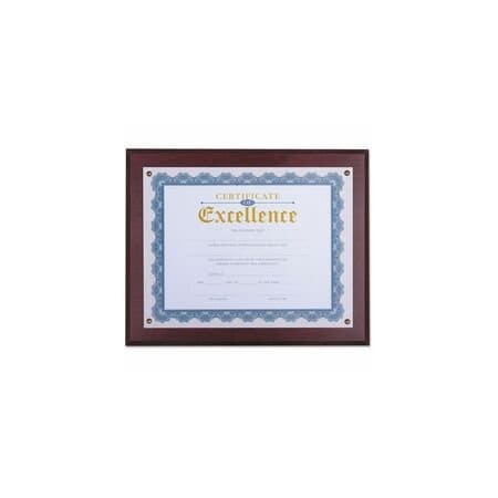 Universal Award Plaque, 13 1/3" x 11", Mahogany UNV76825