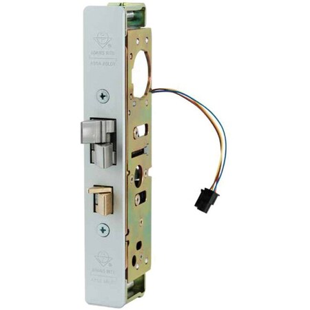 Adams Rite Elec Deadlatch, 1-1/8" BS, Flat Surface Mount Stk, US28 4300-30-101-628