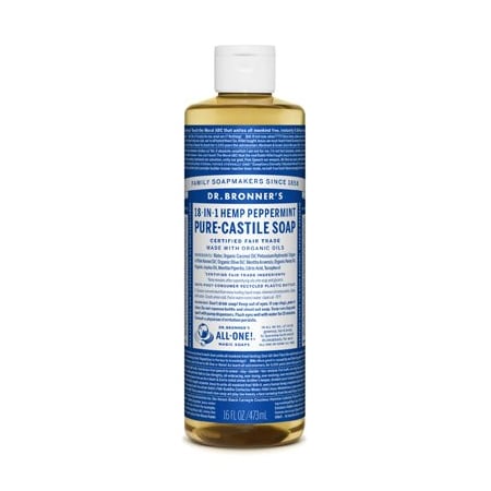 Dr. Bronners 16OZ Pepperm Cast Soap CSPE16
