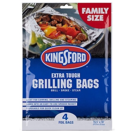 Kingsford BBP0496TB Grilling Bag, Aluminum BBP0496