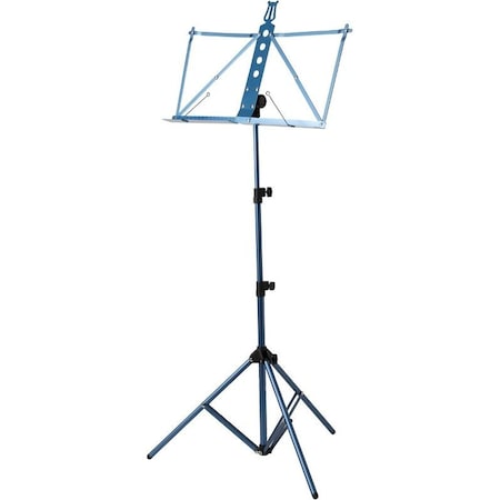 Strukture Deluxe Aluminum Music Stand w/Adjustable Tray - Blue S3MS-BL