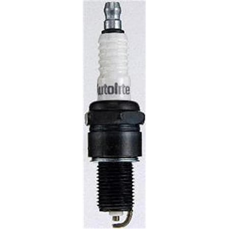 Autolite 65 14 mm Thread Spark Plug 0.750 in. Reach Gasket Seat Resistor, 0.81 in. AUT65
