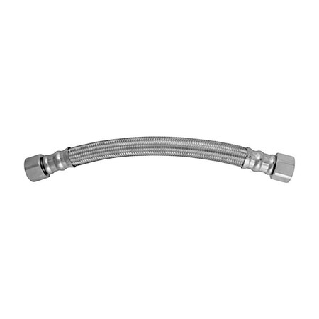 Plumb Pak 3/4 in. FIP in. X 3/4 in. D FIP 12 in. Stainless Steel Water Heater Supply Connector PP888-1LF