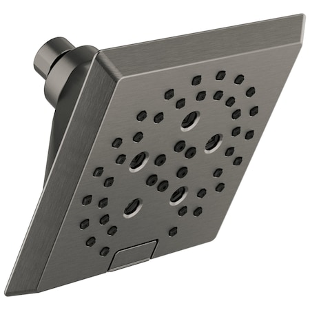 Delta Universal Showering Components H2Okinetic 5-Setting Angular Modern Raincan Shower Head 52664-KS-PR