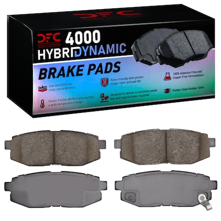 Dynamic Friction Co DFC 4000 HybriDynamic Brake Pads 4000-1124-00