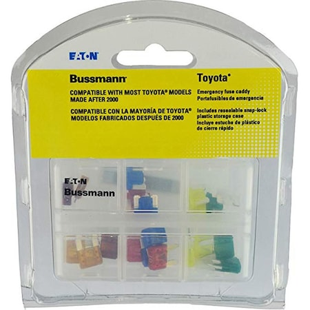 Eaton Bussmann Bussmann ATM Assorted Emergency Fuse Kit, 2PK BP/EFC-TOYOTA
