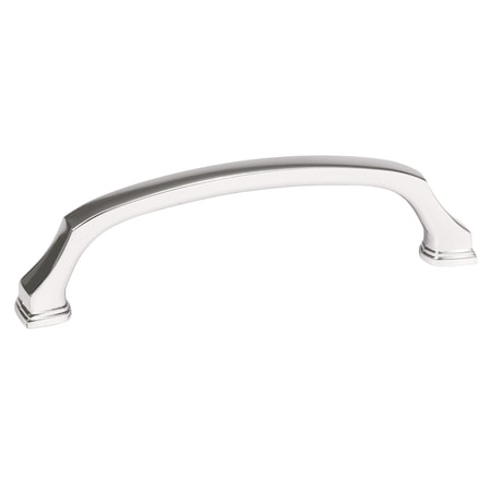 Amerock Revitalize 5-1/16 inch 128mm Center-to-Center Polished Nickel Cabinet Pull 2000663