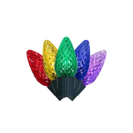 Celebrations Classic LED C9 Multicolored 25 ct String Christmas Lights 16 ft. 11-06016A
