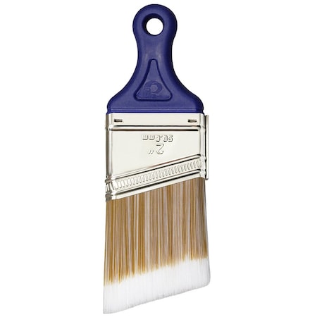 Premier Paint Roller Co. 2" Premier 17635DISP Short Angle Sash Polyester Brush Display Box, Soft Grip, 24-Count 17635