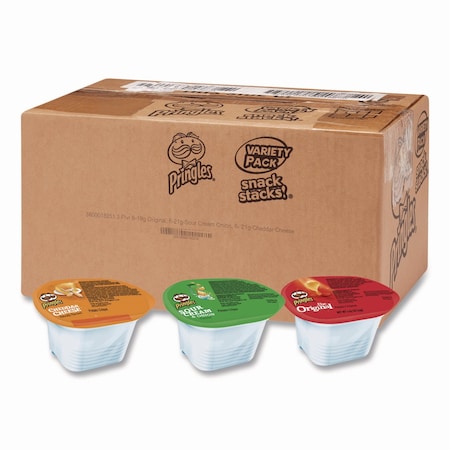 Pringles Variety Pack Potato Chips, Sour Cream and Onion/Cheddar Cheese/Original, 0.67 oz/0.74 oz Cans, 72PK KEE18251