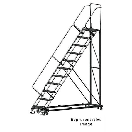Ballymore Stairway Slope Roll Ladder, Steel, 110 in. HDS-11-R