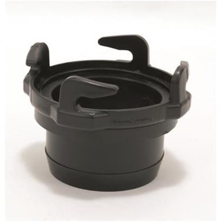 Bookazine T10242 3 In. Straight Rotating Hose Adapter, Black TI345163