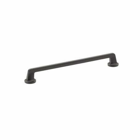 Schaub 10in Center to Center Northport Flat Cabinet Pull Matte Black Finish 203-MB