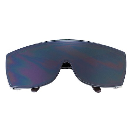 Mcr Safety 98, Safety Glasses, Duramass Hard Coat, Polycarbonate Lens, Green Frame, Frameless, 1 PR 98150