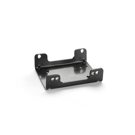Warn Winch Mount For 4000 to 4500 Pound Winches; Fixed Mount; Powder Coated; Black 90845