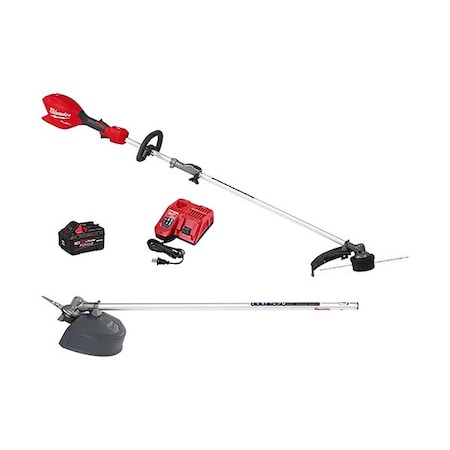 Milwaukee Tool M18 Fuel String Trimmer, Quik-Lok Brush 3016-21ST,49-16-2738