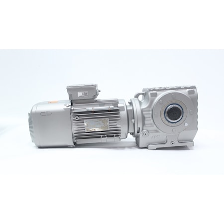 Sew Eurodrive GEARMOTOR 60RPM 2HP 40MM 460V-AC 3PH SA67 DRN90L4/BE2HR