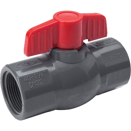 Proline Series ProLine 1-1/4'' FIP x 1-1/4'' FIP PVC Ball Valve 107-106