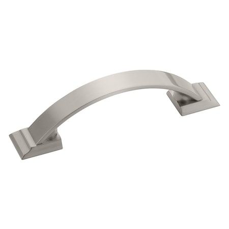 Amerock Candler 3 in 76 mm Center-to-Center Satin Nickel Cabinet Pull BP29349G10