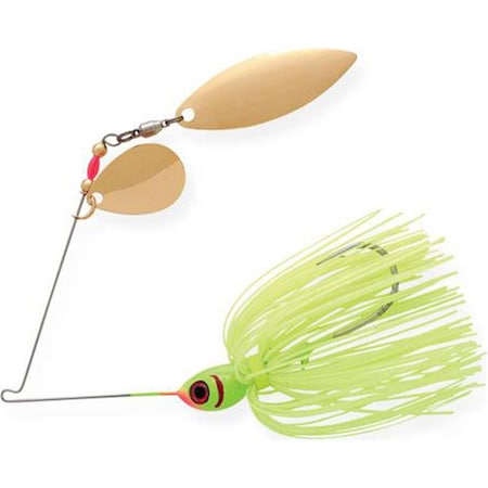 Booyah 0.5 oz Tandem Blade Spinnerbait, Chartruese BYBT12617