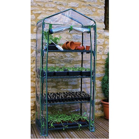 Gardman Usa Gardman  4-Tier Mini Greenhouse 19 x 27 x 63 R687