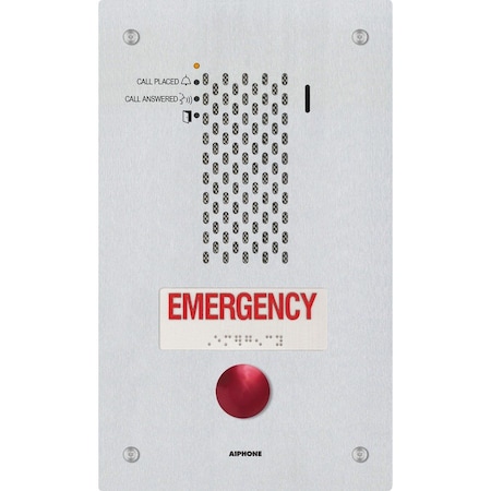 Aiphone Call Entrance Station, 8-5/8" H IX-SSA-RA