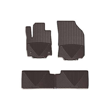 Weathertech Cocoa, Front and Rear All Weather Floor Mats W424CO-W425CO