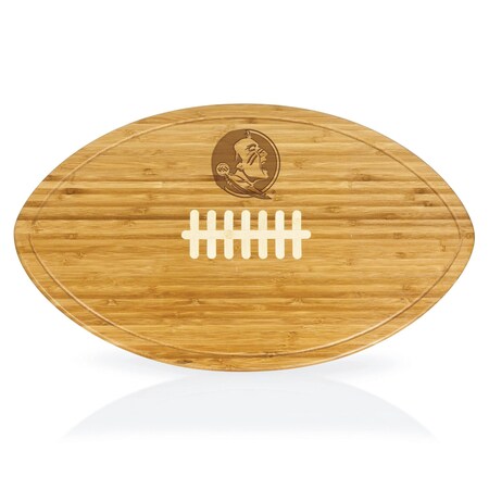 Picnic Time Family Of Brands NCAA Florida State Seminoles Kickoff Football Cheese Board - Novelty Charcuterie Board 908-00-505-173-0