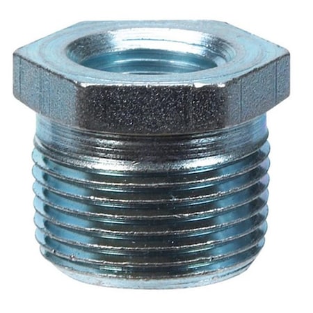 Billco 753288000032 0.37 x 0.25 in. Hex Bushing in Galvanized Steel, 5PK 41403