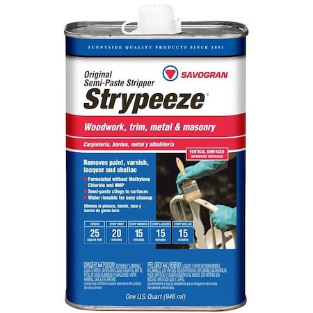 Savogran Co PAINT STRIPPER QT STRYPEEZE DCM FREE 01232