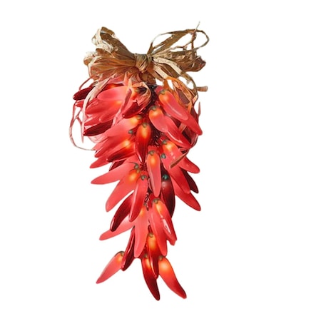 Elegani 20 LED Chili Pepper String Lights - Warm White Indoor Outdoor Decorative Lighting PH-600310-20 LED