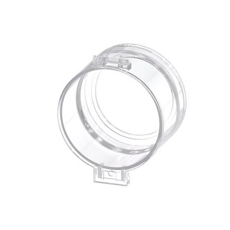 Siemens Sealable cap for pushbutton, flat, 22 mm, clear 3SU1900-0DA70-0AA0-ZY19