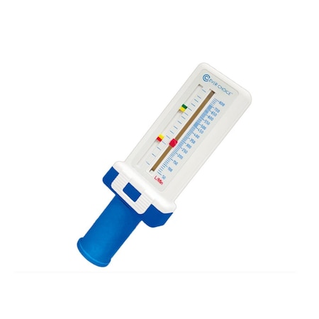 Clever Choice Peak Flow Meter, Pediatric and Adult, 50-800 L/min Measurement Range 50002-0860-38