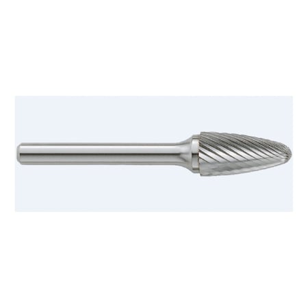Garr Tool Rotary Burr, Standard, Series: SF Series, Radius End, 1/2 in Diameter Head 64032