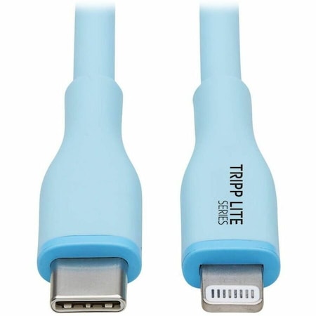Eaton EATON USB-C To Lightning Sync/charge Antibacterial Cable Ultra Flexible Mf M102AB-006-S-LB