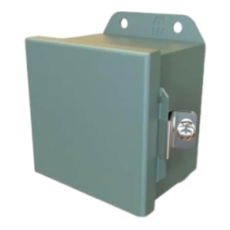 Hammond Clamps Electrical Enclosure, 14 in H, 8 in D, 12 in W, 12, 13, 3R, 4, Steel HJ14128HLP