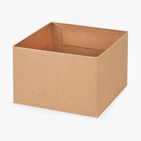 Nashville Wraps Kraft Box Base, 6x6x4, 25PK GBB06KR