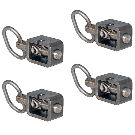 Buyers Products SS 5/8IN Weld-On Spring Latch Assy, 4PK B2598SSC4