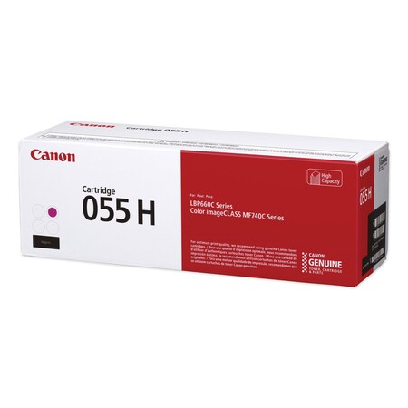 Canon High-Yield Toner 3019C001 (055H), 5,900 Page-Yield, Magenta 3018C001