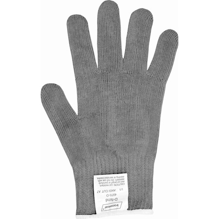 Ironwear 10 Gauge Seamless HPPE A7 Cut Resistant Knit Glove, Grey, Medium 4970-G-MD