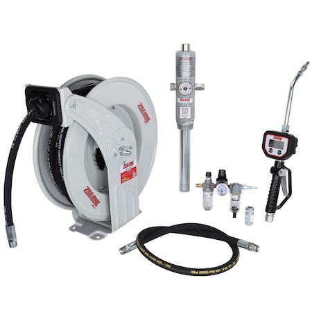 Zeeline By Milton Basic 3:1 Pump Package with Digital Dispensing Nozzle, 50 ft. Reel ZEPKG-B1