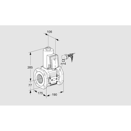 Honeywell Kromschroder Solenoid Gas Safety Valve - VAS-VCS, Class A, 500 mbar, IP65 Rated KS88204807
