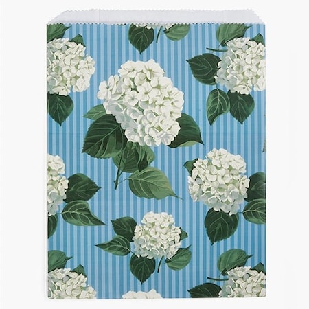 Nashville Wraps Hydrangea Blossoms Paper Merchandise Bags, 12x15, 100PK MB3HBM