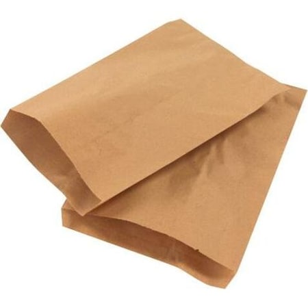 Partners Brand Flat Merchandise Bags, 8 1/2" x 11", Kraft, PK2000 BGM103K