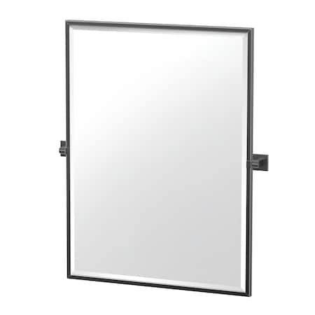 Gatco Elevate 32.5" Framed Rectangle Mirror, Matte Black 4059MXFS